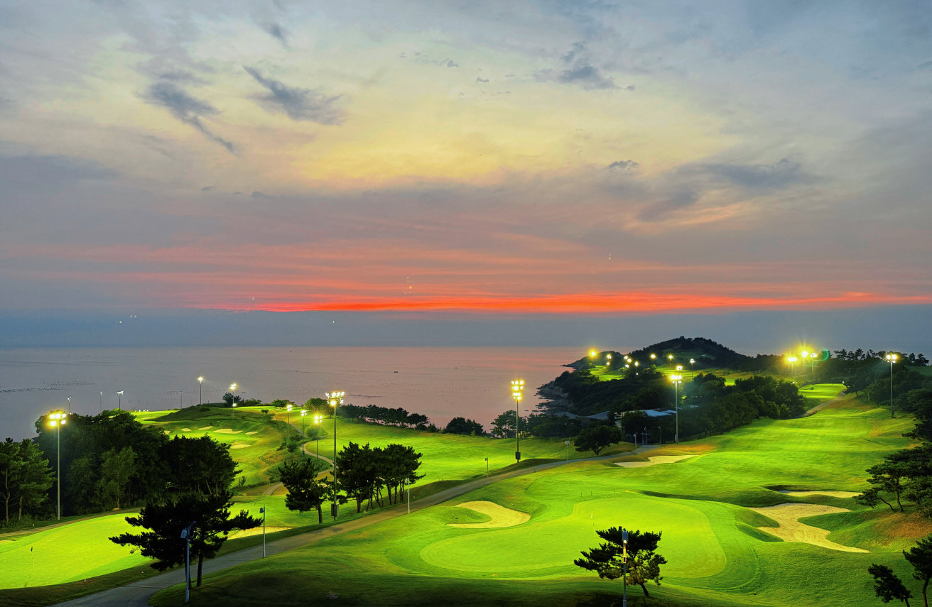 아시아나 웨이하이CC 야경