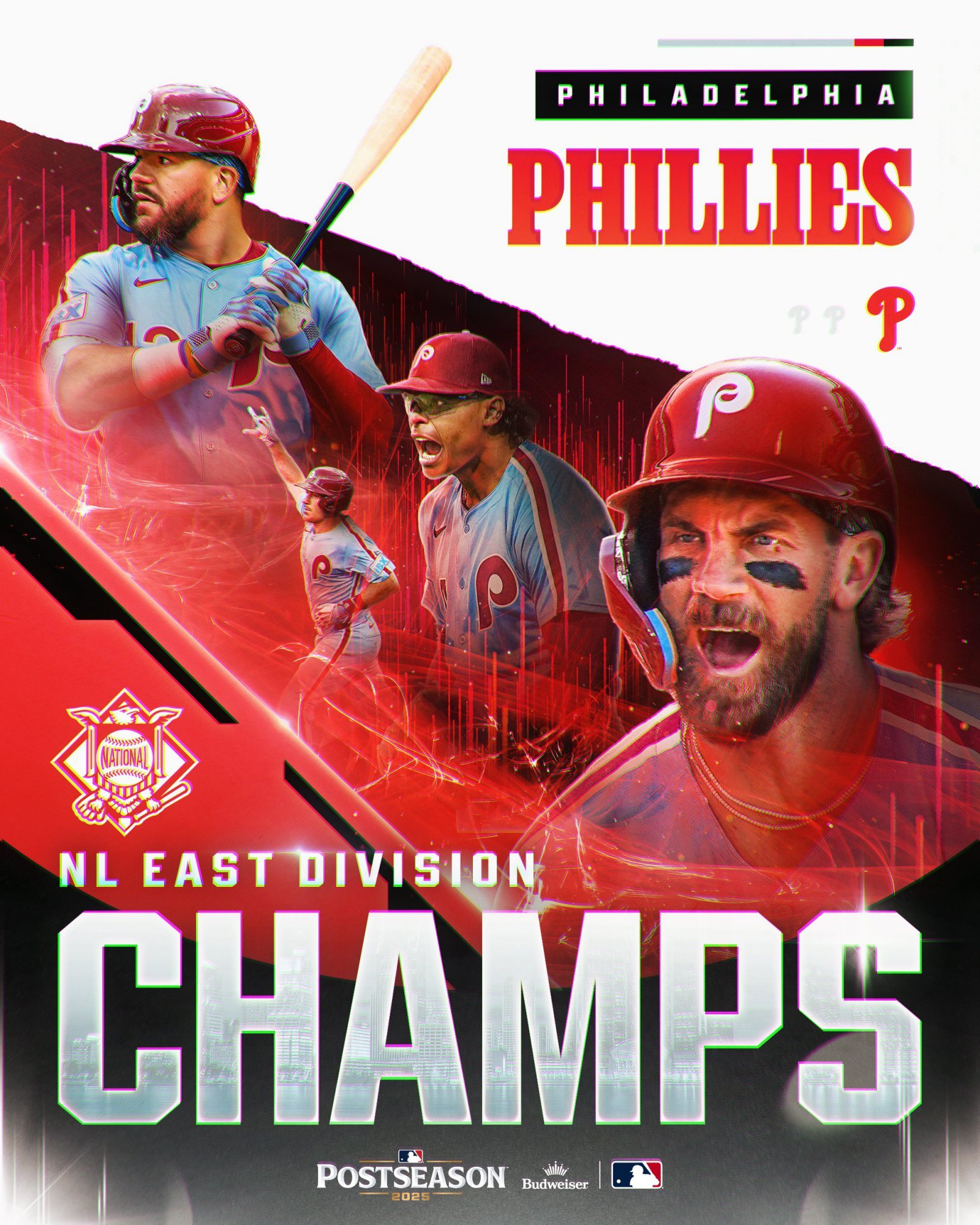 필라델피아 필리스 내셔널리그 동부지구 우승. 사진=메이저리그 공식 SNS