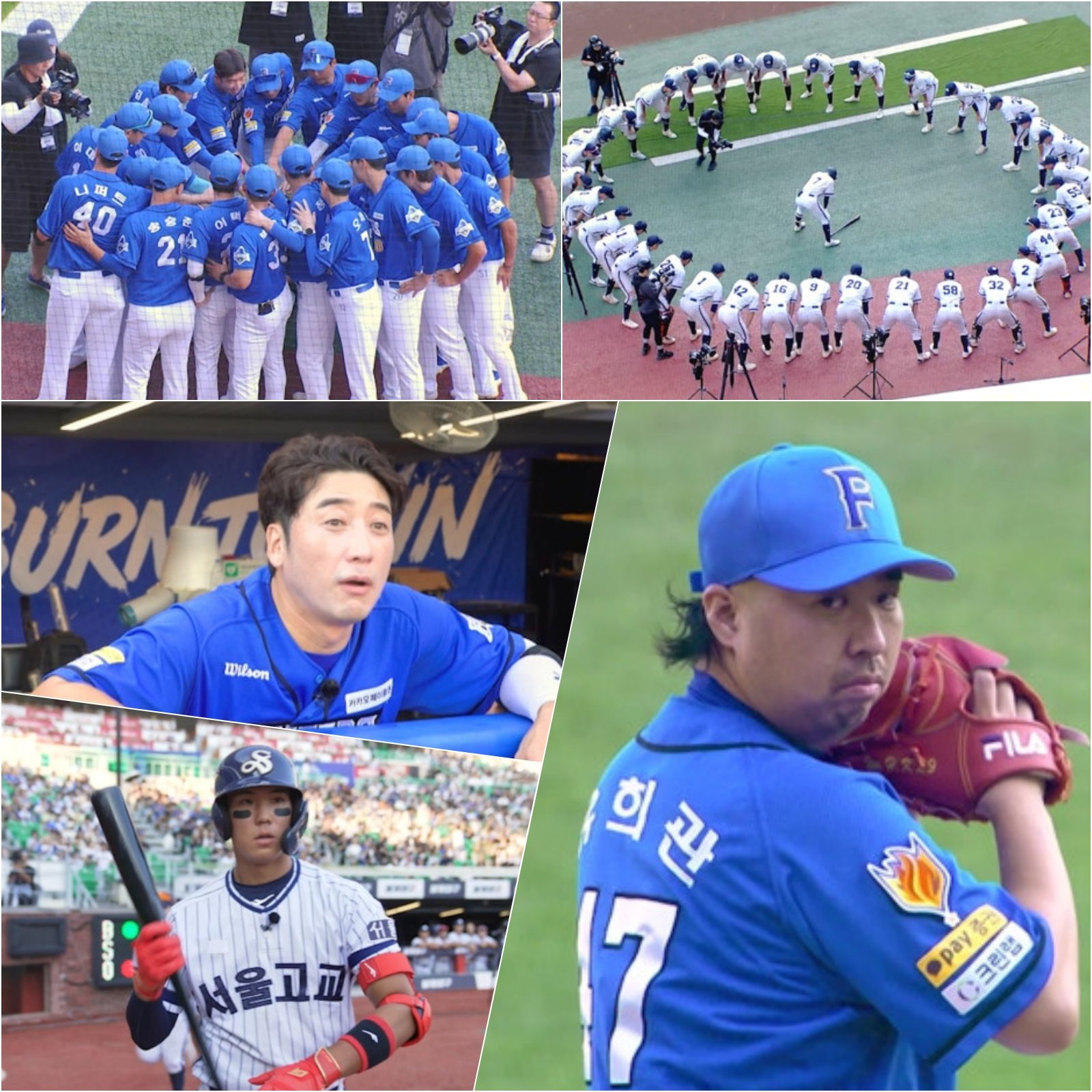 ‘불꽃야구’ 21화에서 불꽃 파이터즈가 고교 최강 서울고와 맞붙는다. 유희관이 자존심 회복을 위해 선발로 나서며, ‘서울고 오타니’와의 맞대결과 고교 선수들의 프로급 실력에 긴장감이 고조된다. 사진제공|스튜디오C1