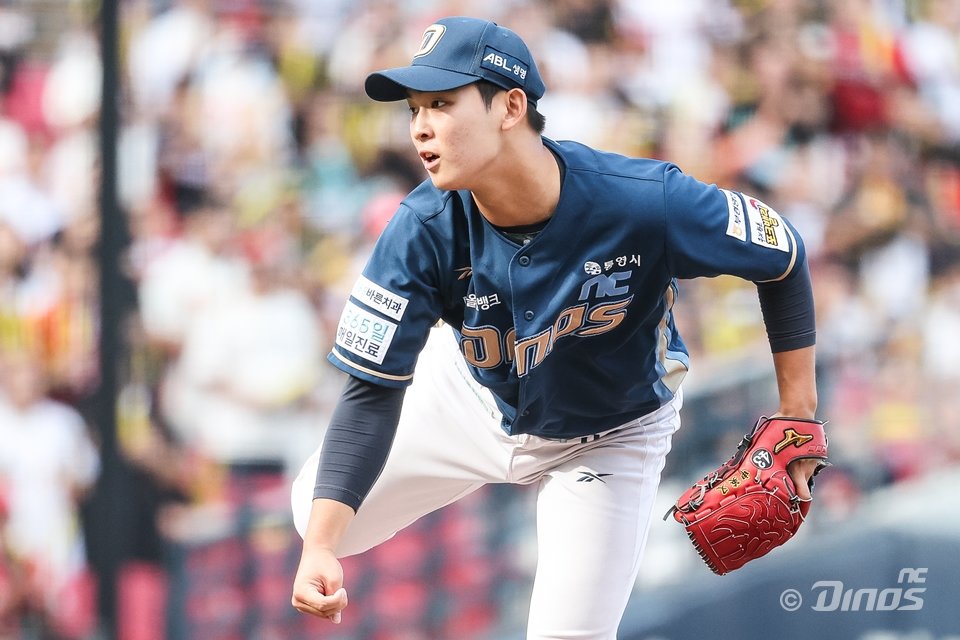 NC 신영우는 21일 광주 KIA와 원정경기에서 구원등판해 2.1이닝 무실점으로 데뷔 첫 승을 따냈다. 그의 활약으로 팀은 가을야구 진출의 희망을 이어갔다. 사진제공｜NC 다이노스