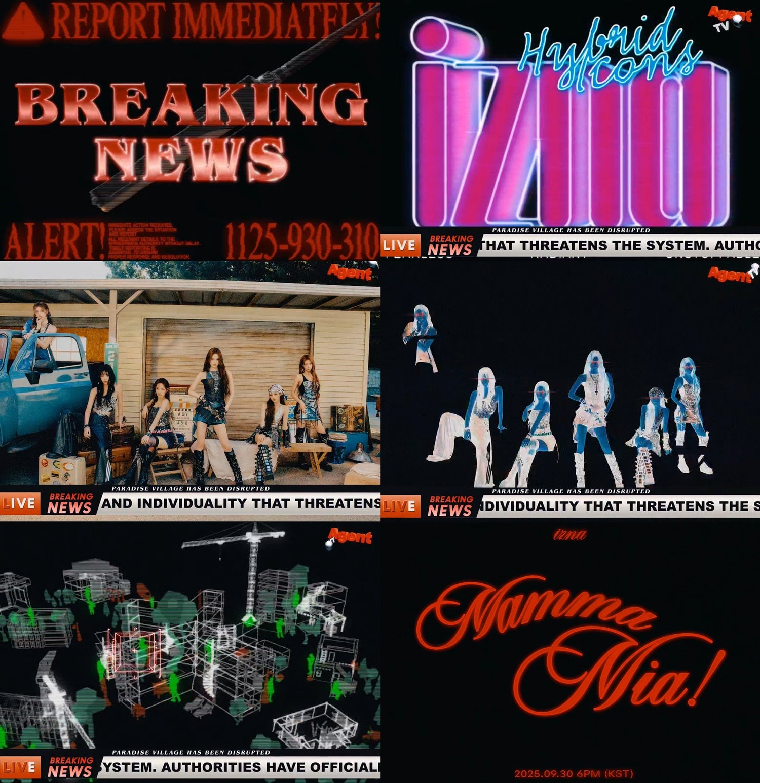 izna가 테디와 손잡고 두 번째 미니앨범 ‘Not Just Pretty’와 타이틀곡 ‘Mamma Mia’로 파격 변신을 예고했다. 사진제공 | 웨이크원