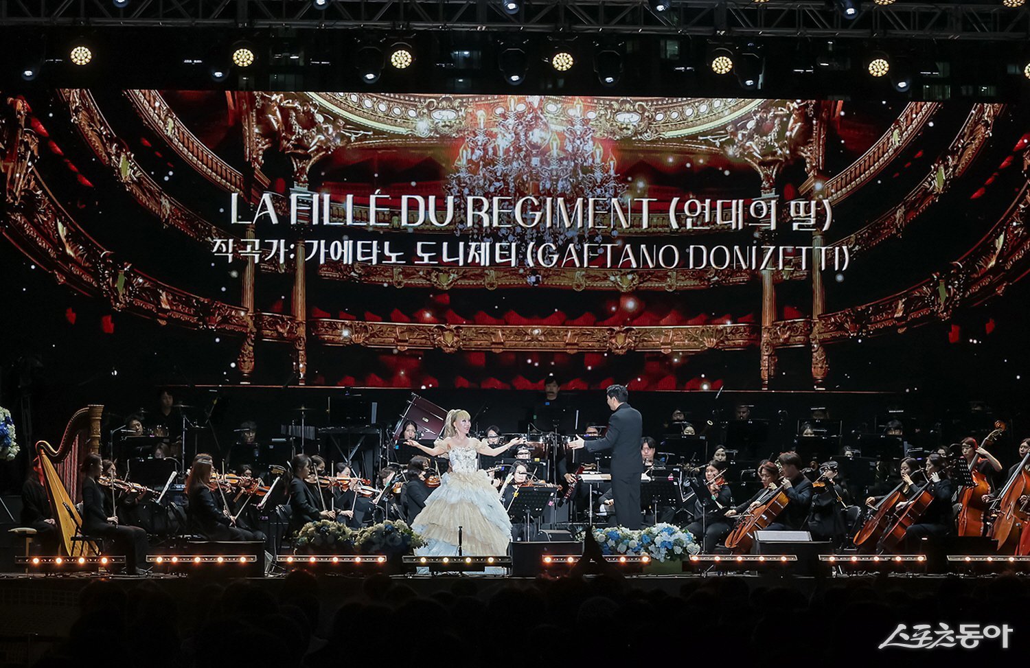 지난 9월 20일부터 21일까지 배곧생명공원에서 열린 ‘시흥아트센터 프리뷰 페스타’가 열린 가운데 20일 저녁 개최된 오픈식에서 소프라노 조수미가 공연을 하고 있다. 사진제공|시흥시