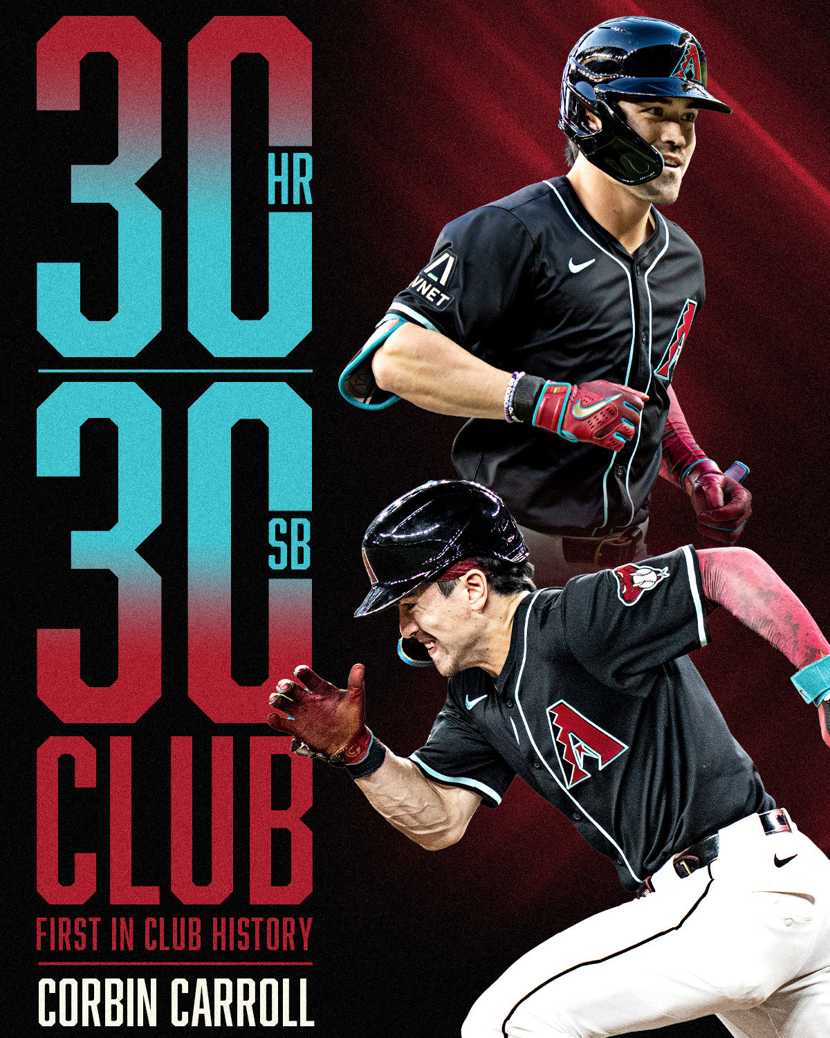 코빈 캐롤. 사진=애리조나 다이아몬드백스 SNS