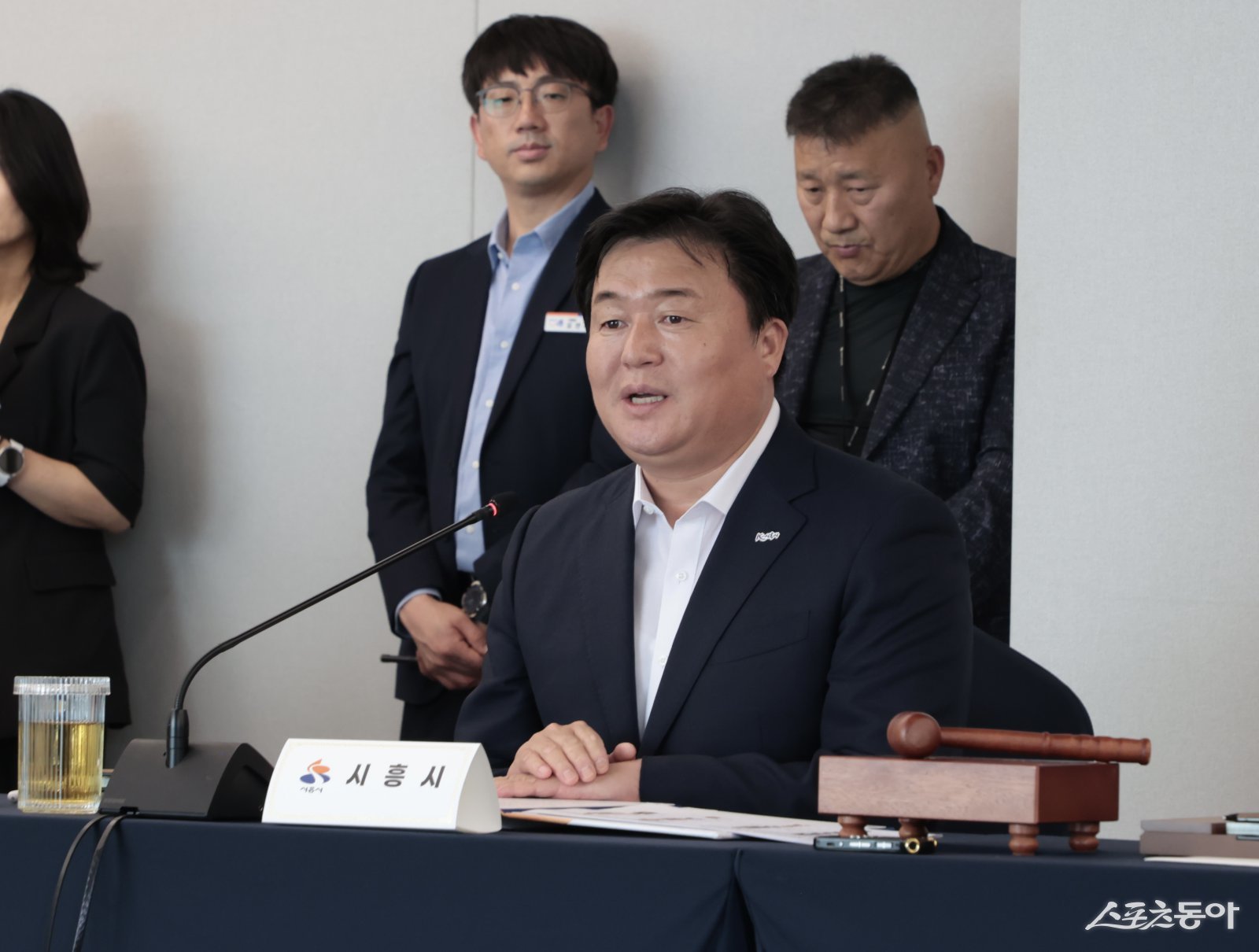 임병택 시흥시장은 환영사에서 “시흥은 바이오·교육·해양·생태가 공존하는 역동적인 도시로, 도내 상생 협력을 주도해 왔다”며 “이번 회의를 계기로 시군 간 연대와 지방자치 거버넌스를 더욱 공고히 하겠다”고 강조했다. 사진제공｜시흥시