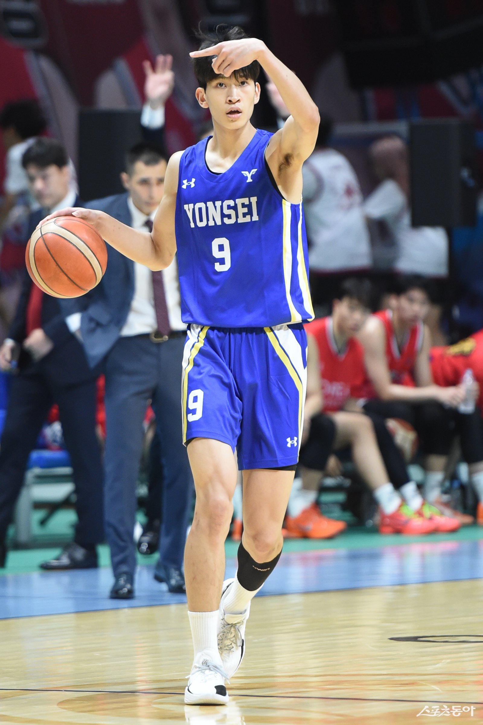 연세대 이유진은 대학 2학년이지만 일찌감치 프로행을 결정했다. 신체조건이 좋고, 운동능력도 빼어나 1라운드 지명이 유력시 된다. 사진제공｜점프볼