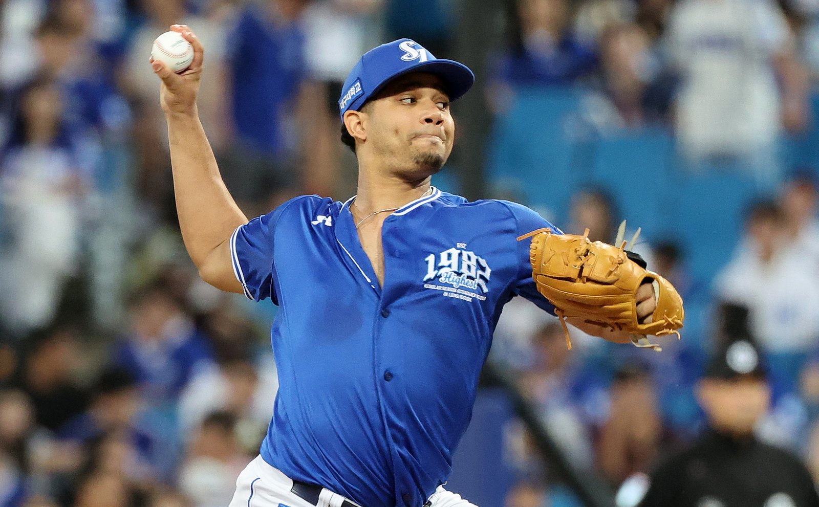 삼성 가라비토는 올 시즌 팀 투수 중 가장 많은 21개의 도루를 허용했다. 느린 투구동작을 수정하고자 했지만, 제구가 흔들리는 악순환이 반복돼 고민이 크다. 뉴시스