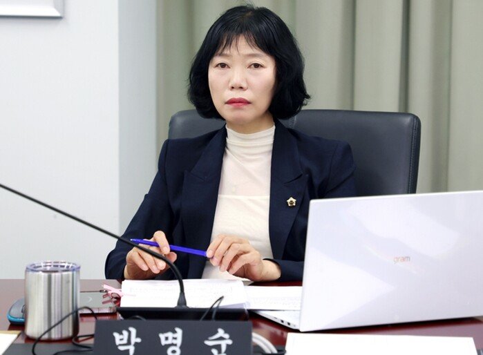 박명순 의원. 사진제공ㅣ성남시의회 국민의힘 협의회