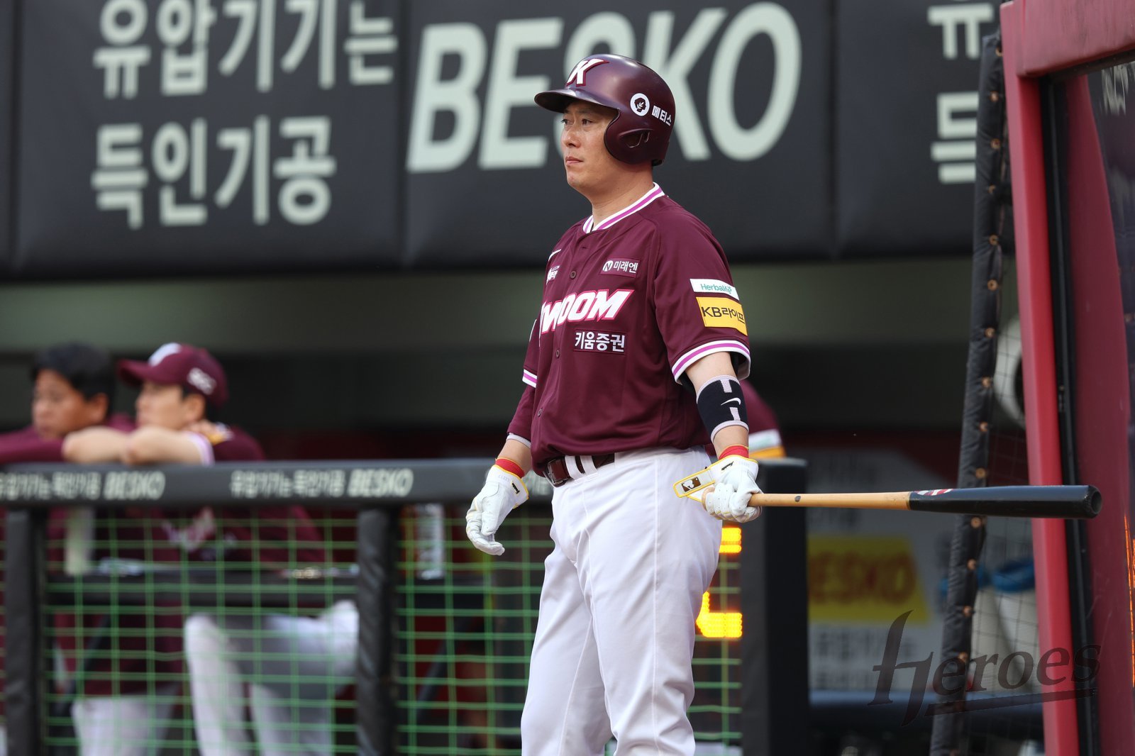 키움 이원석은 24일 고척 KIA와 홈경기를 앞두고 179일 만에 1군에 합류했다. 그는 허리 통증을 털어내고 오른손 대타, 덕아웃 리더로서 활력을 불어넣을 예정이다. 사진제공|키움 히어로즈