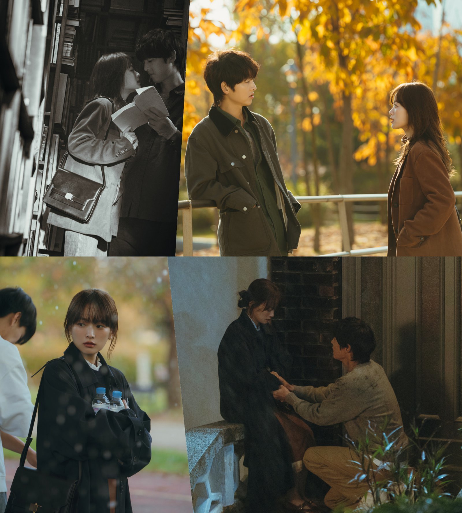 JTBC ‘마이 유스’가 송중기와 천우희의 달콤한 로맨스에 예측 불가한 변수를 더하며 전개를 긴장감 있게 끌고 간다. 사진제공 | JTBC