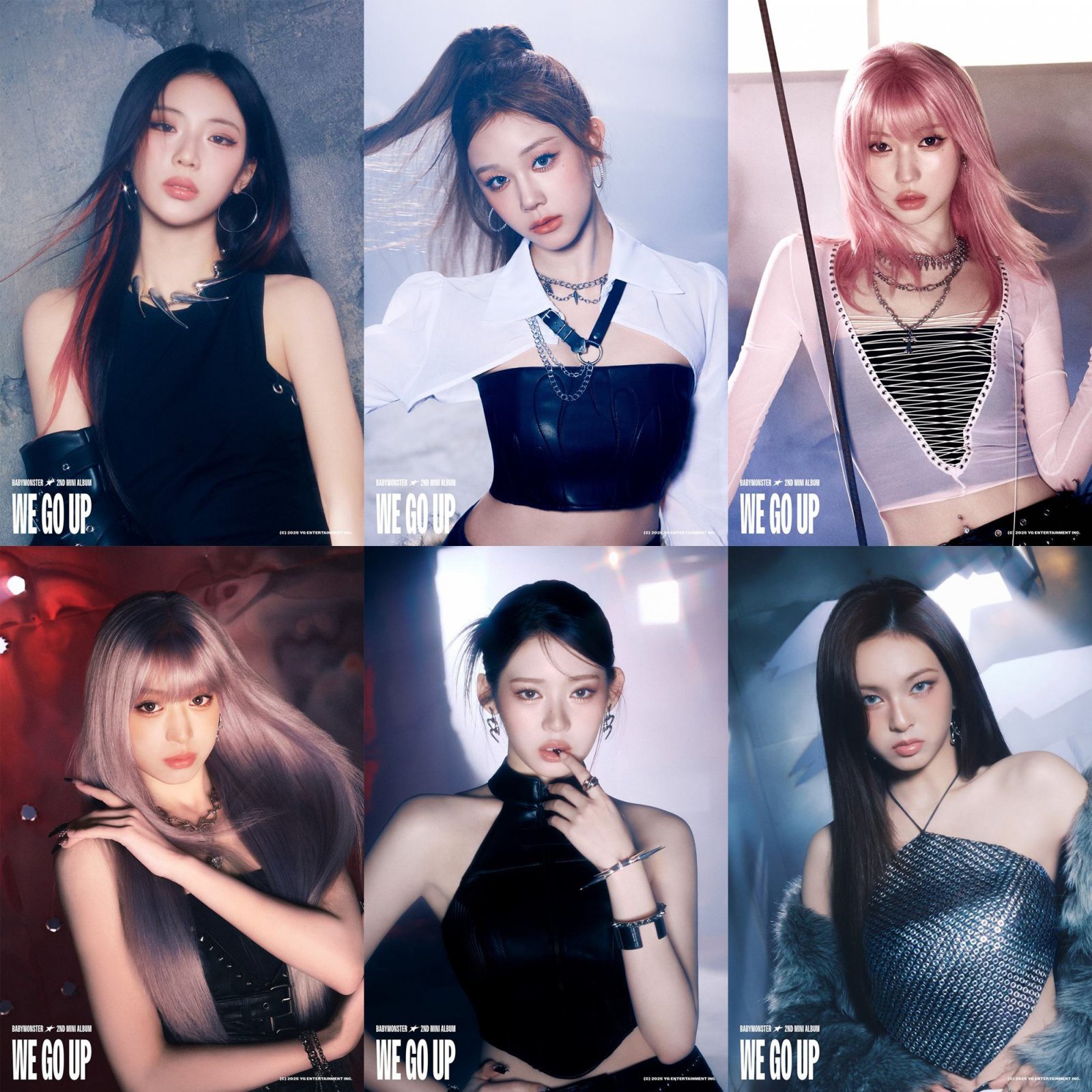 베이비몬스터가 미니 2집 [WE GO UP]의 비주얼 포토를 최초 공개하며 세련된 변신과 독보적 카리스마로 글로벌 팬들의 기대감을 높였다. 사진제공 | YG 엔터테인먼트