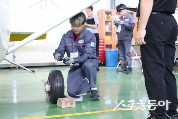 영주시에서 지난번 개최된 ‘전국 항공정비기능대회’ 당시 모습. 사진제공ㅣ영주시