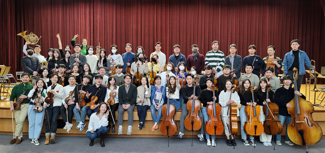 제22회 서산해미읍성축제에 참가하는현대자동차그룹 필하모닉오케스트라 HPO의 모습. 현대그룹 제공