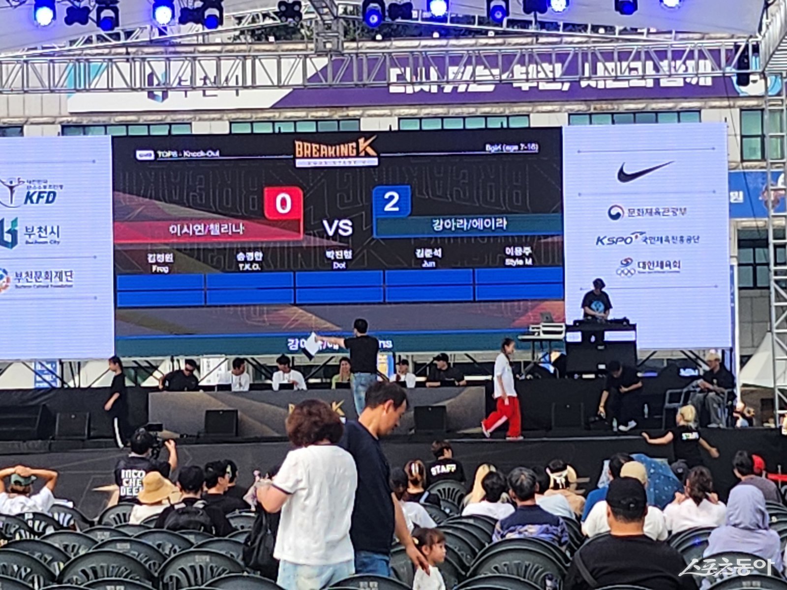 오후 2시 30분부터 청소년부 4강·3·4위전, 결승전이 차례로 진행되고 있다(청소년부 4강 현장 모습). 사진｜장관섭 기자