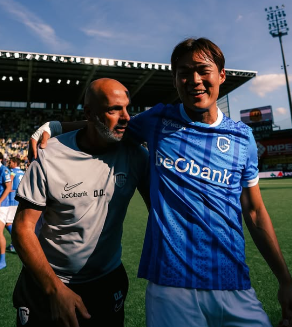 축구국가대표팀 공격수 오현규, 브라질-파라과이 2연전 앞두고 소속팀 헹크서 득점 폭발! 신트트라위던전 조커로 투입돼 후반 추가시간 결승골 신고하며 2-1 역전승에 앞장서