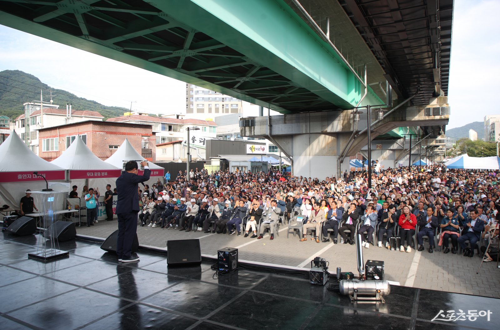 27일 마석공원에서 ‘제3회 2025 화도읍 도시재생 마석맷돌모루 축제’를 개최하고 있다. 사진제공ㅣ남양주시