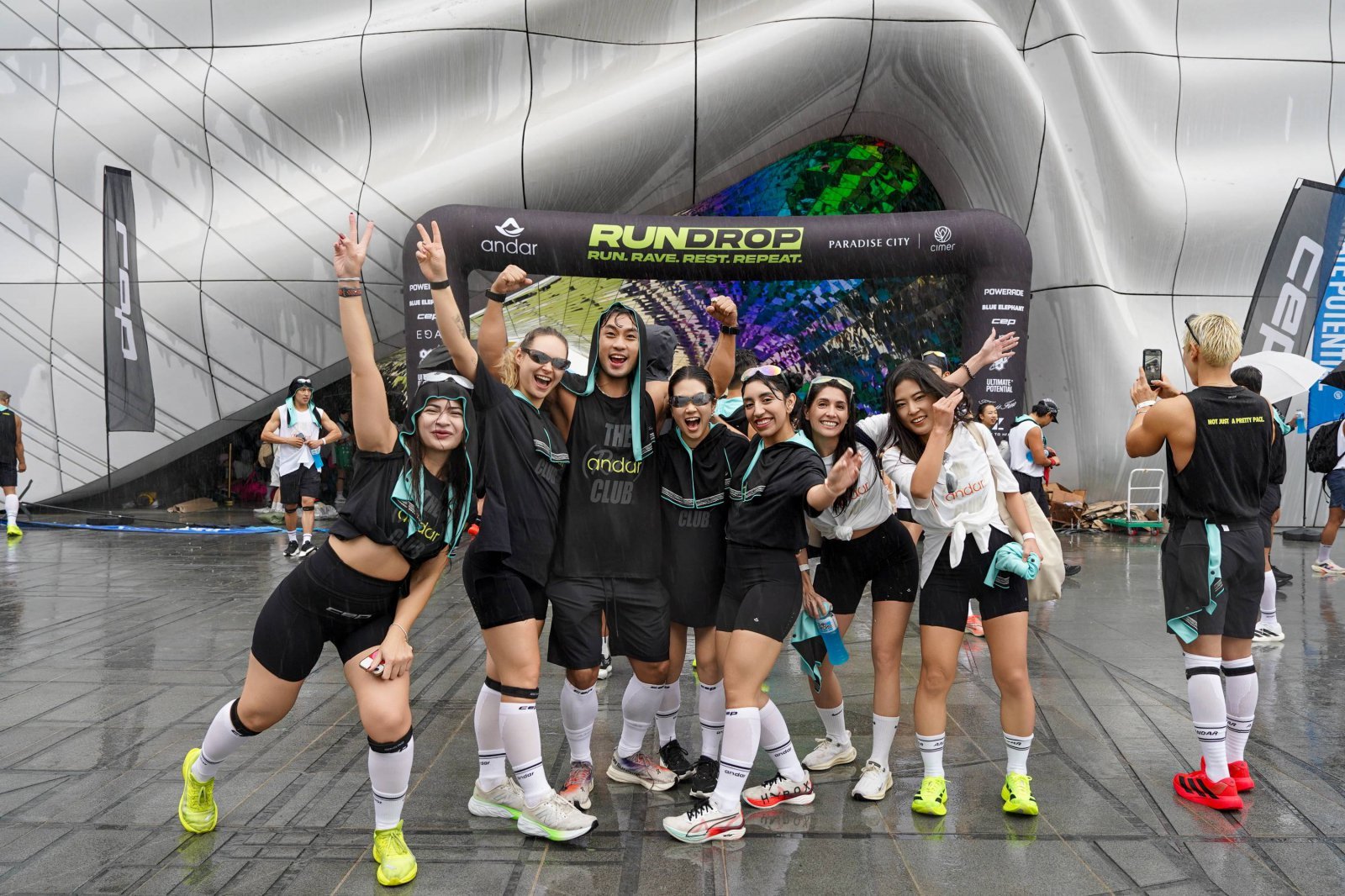 파라다이스시티에서 진행된 ’런 드롭 투 파라다이스’ 현장 사진 ⓒ더 제로 클럽