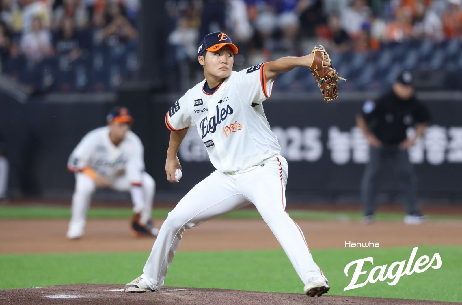 한화 정우주가 29일 대전한화생명볼파크에서 열린 LG와 홈경기에 선발등판해 역투하고 있다. 사진제공|한화 이글스