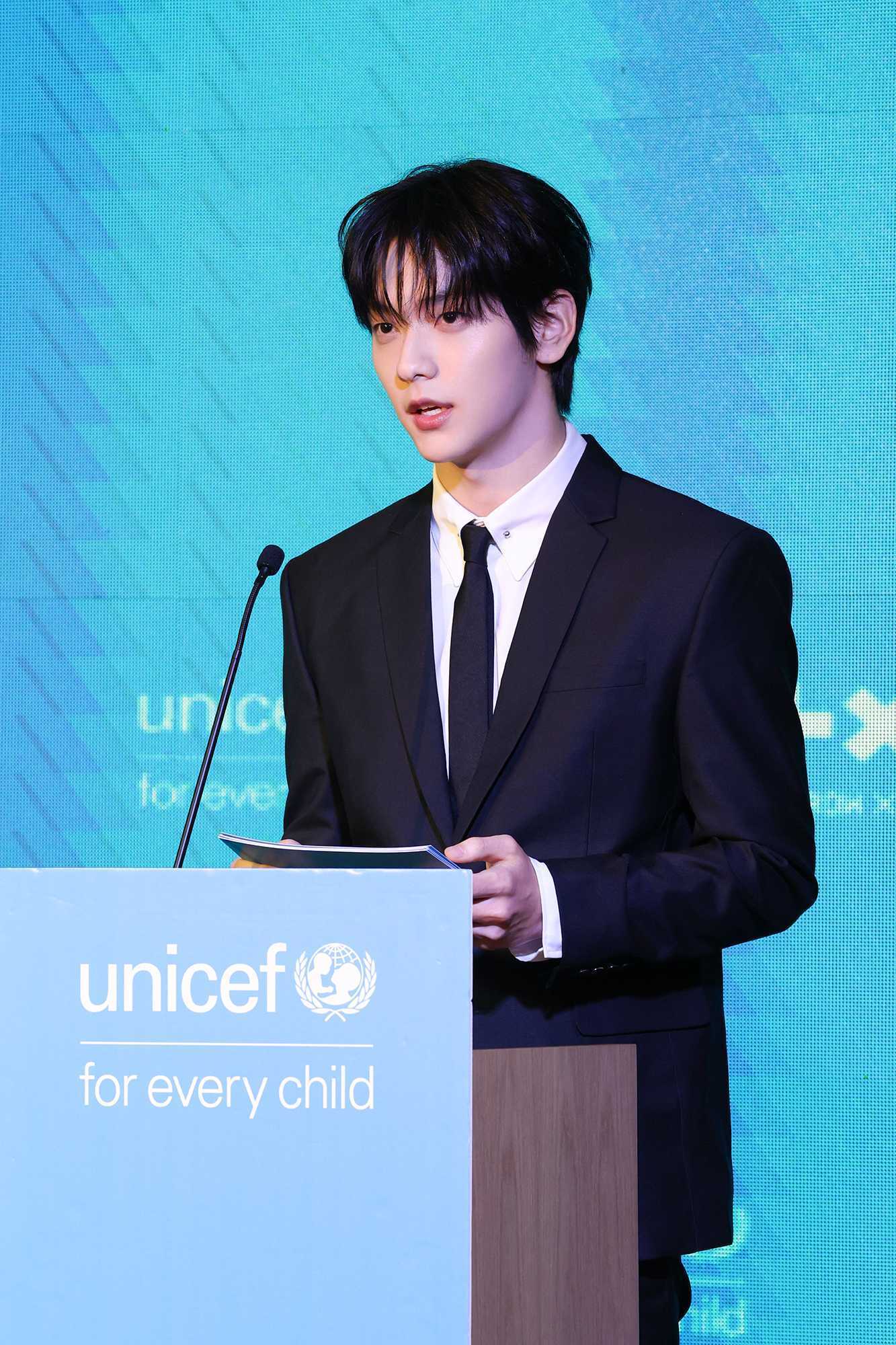 투모로우바이투게더가 유니세프와 함께 전 세계 아동·청소년의 마음건강 증진을 위한 글로벌 캠페인을 시작한다. 사진제공 | 빅히트 뮤직