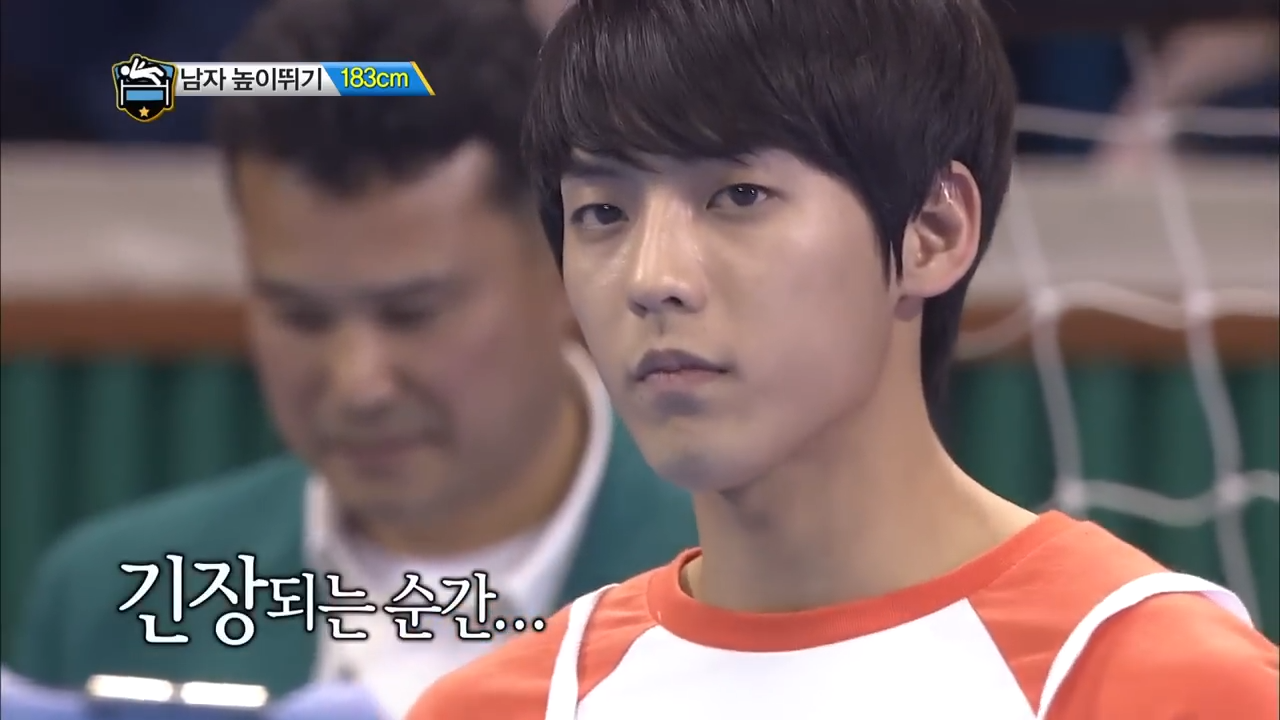 비투비 멤버 이민혁은 지난 2014년 설특집으로 마련된 ‘아육대’에서 남자 높이뛰기와 60m 단거리에서 금메달을 거머쥐며 새로운 스타 탄생을 알렸다. 사진출처 | MBC ‘아이돌 육상선수권 대회’ 방송 캡처