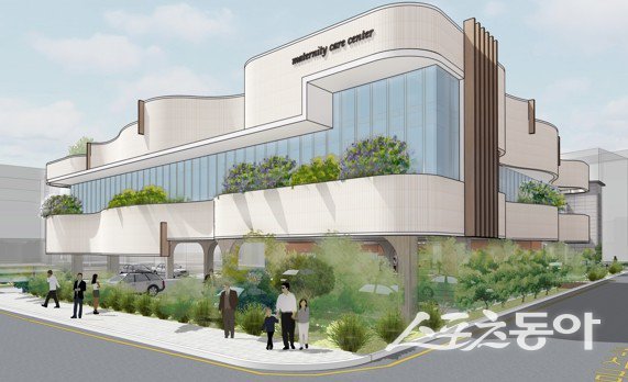 김천시 공공산후조리원 증축공사 설계공모 최종 당선작. 사진제공ㅣ김천시