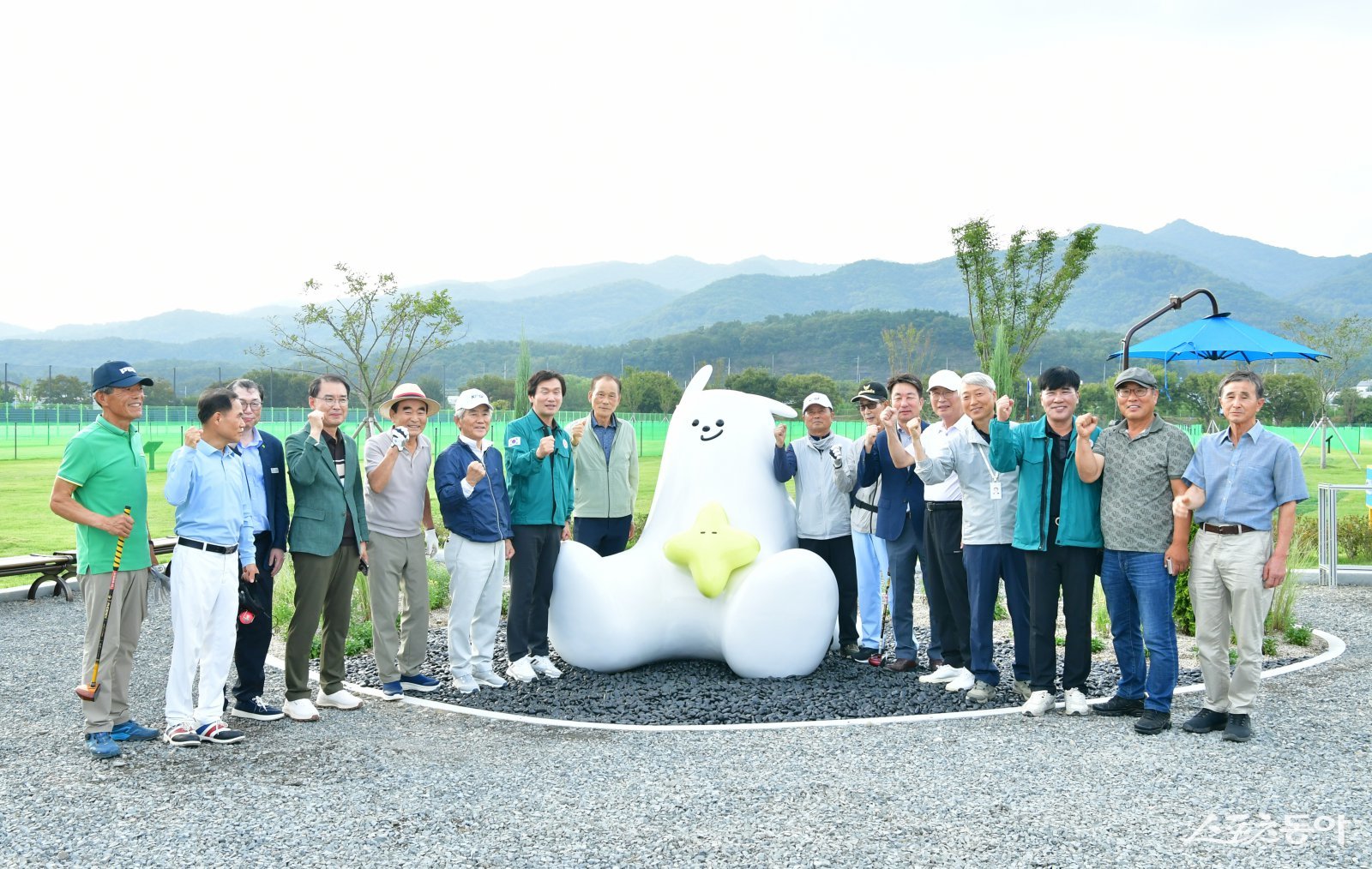 경산시가 하양물빛파크골프장 시설 안전 및 운영 관리를 점검했다. 사진제공ㅣ경산시