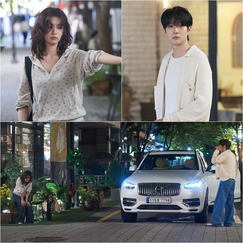 SBS 새 금토드라마 ‘우주메리미’가 공개한 스틸을 통해 최우식과 정소민의 예측불가한 첫 만남이 포착됐다. 사진제공 | SBS