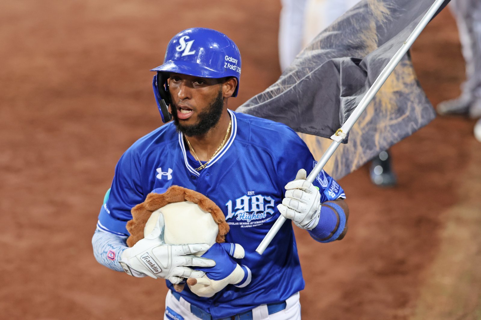 삼성 르윈 디아즈는 홈런, 타점, 장타율 부문 1위에 오르며 KBO리그 외국인 타자 홈런과 타점 기록을 새롭게 썼다. 사진제공｜삼성 라이온즈