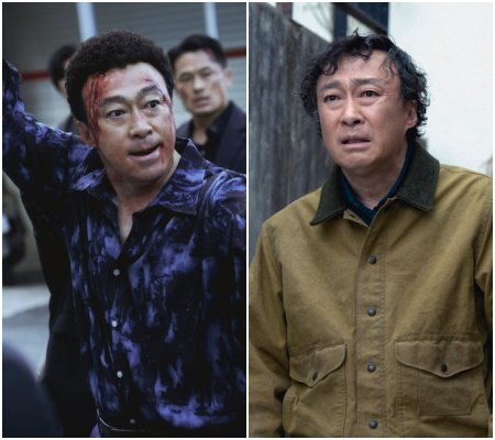 영화 ‘보스’·‘어쩔수가없다’ 스틸, 사진제공｜CJ ENM·하이브미디어코프