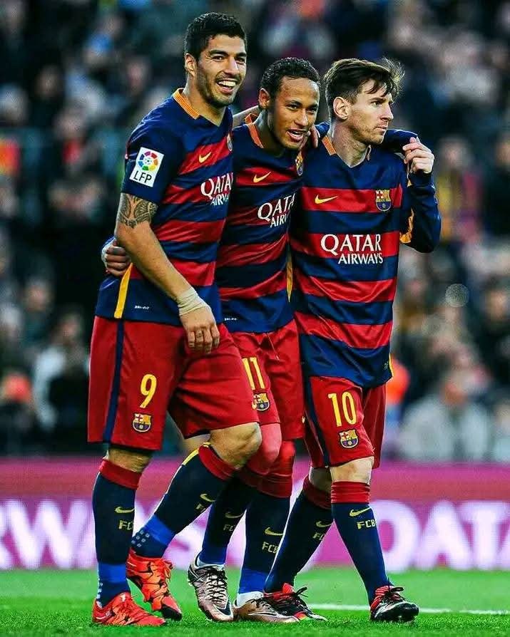 메시와 네이마르, 수아레스(오른쪽부터)는 과거 바르셀로나에서 숱한 영광을 함께 일궜다. 사진출처|FC바르셀로나 페이스북