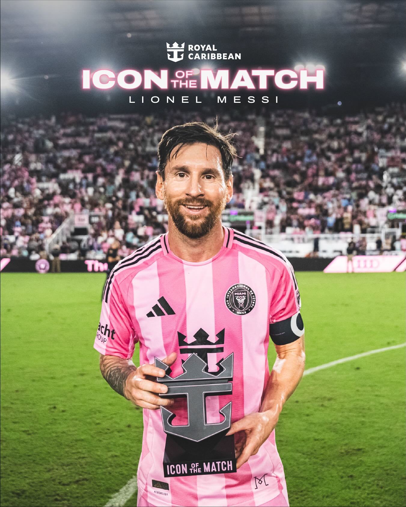 인터 마이애미 리오넬 메시는 12일(한국시간) 미국 플로리다 체이스 스타디움에서 열린 애틀랜타 유나이티드와의 MLS 정규리그 홈경기에서 멀티골을 터트리며 팀의 4-0 대승을 이끌었다. 이로써 메시는 시즌 26골을 기록, 득점 선두 자리를 단단히 굳혔다. LAFC 드니 부앙가는 24골로 2위로 밀렸다. 사진출처|인터 마이애미 페이스북