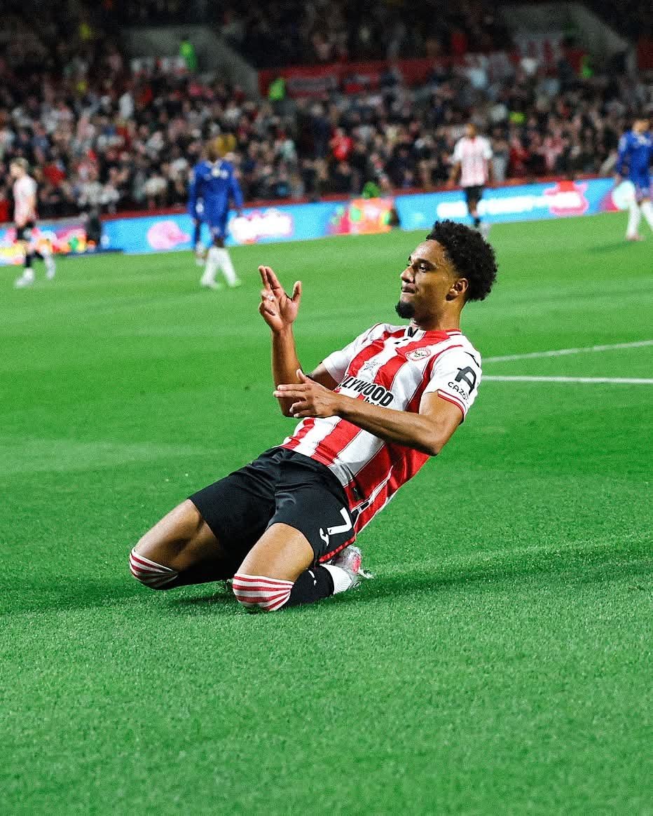 토트넘은 ‘손흥민 후계자’로 브렌트포드의 독일 국가대표케빈 샤데를 고려한다. 사진출처|브렌트포드 페이스북