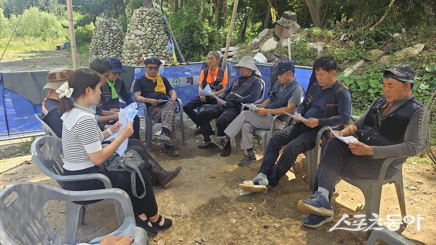 인천 부평구, 가을철 산업재해 예방을 위해 현장 근로자 안전교육을 진행했다. 사진제공|인천 부평구청