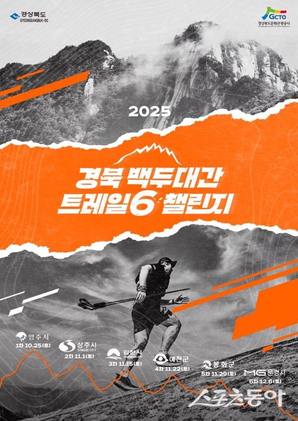 경북 백두대간 트레일6 챌린지 홍보 포스터. 사진제공ㅣ영주시