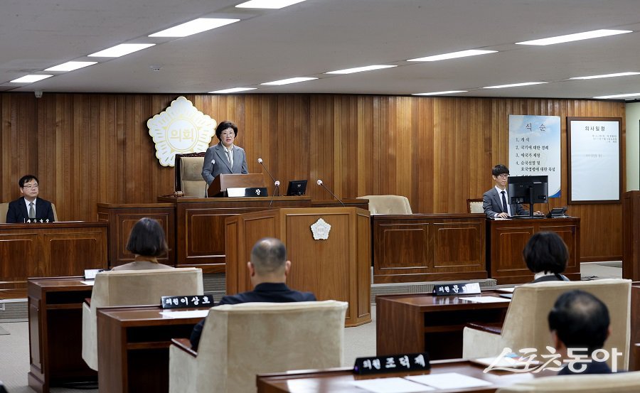 인천 계양구의회, 제262회 임시회를 개회했다.사진제공|인천 계양구의회