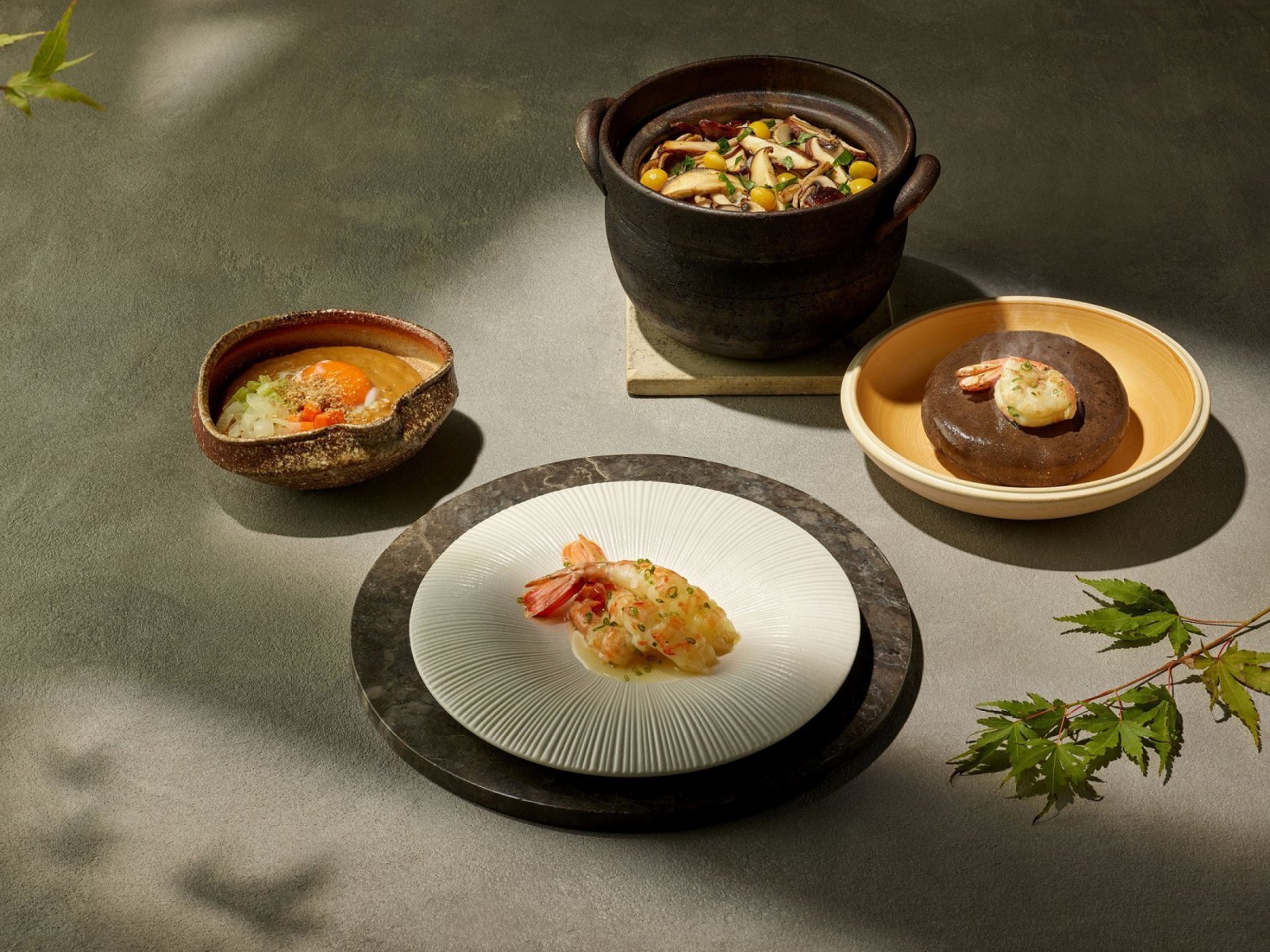 송이버섯을 활용한 웨스틴 조선 서울 ‘스시조’의 요리.