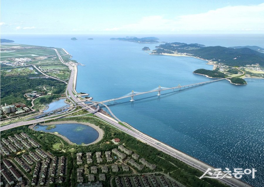 옹진군, 영종~신도 평화도로 건설공사 ‘교량명칭’을 북도면 주민들 의견 수렴을 통해 선정하기로 했다. 사진제공｜옹진군청