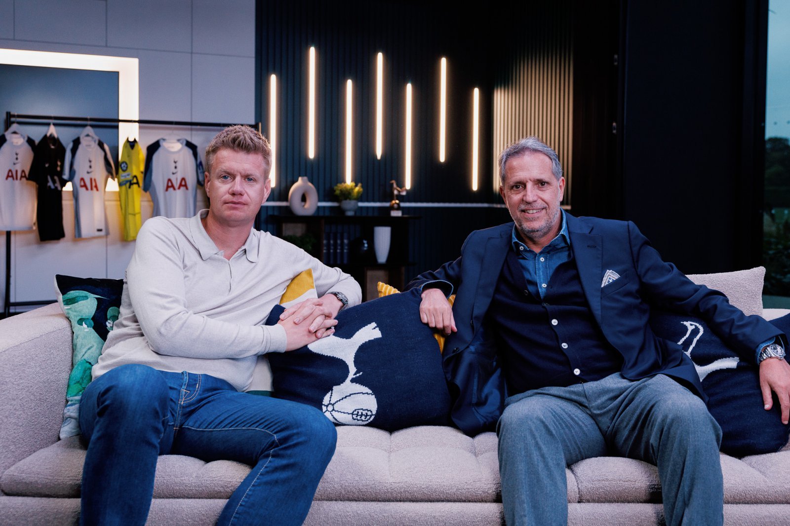 토트넘은 16일(한국시간) 공식 성명을 통해 “파비오 파라티치(오른쪽)가 단장으로 돌아오면서 요한 랑에와 함께 구단의 전략을 총괄하며 클럽의 새로운 야심찬 장을 열 것”이라고 발표했다. 사진출처|토트넘 페이스북