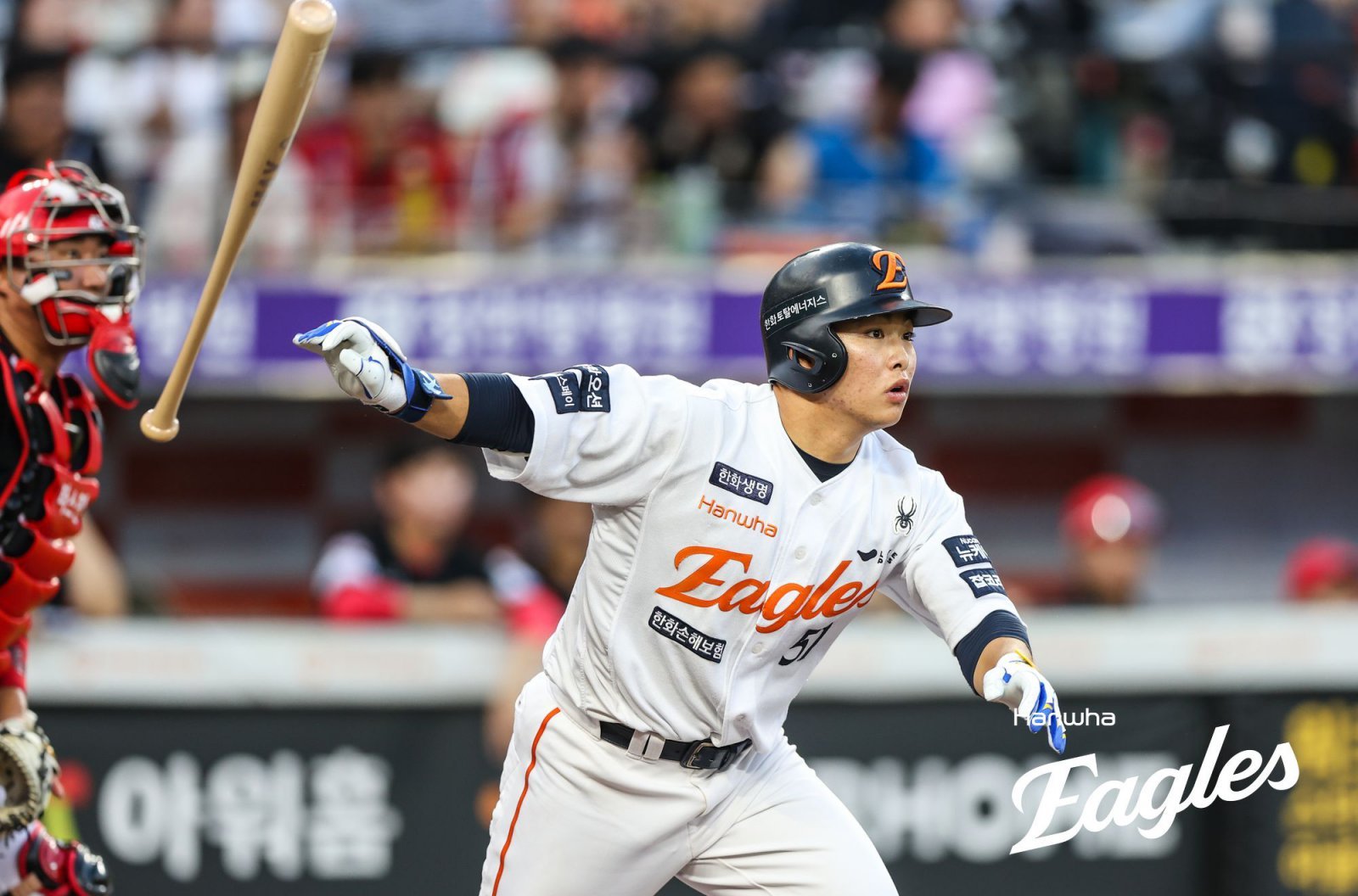 한화 문현빈(오른쪽). 사진제공｜한화 이글스