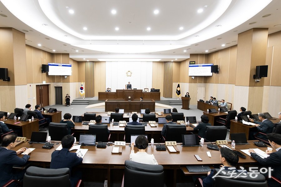 김포시의회, 본회의 전경. 사진제공|김포시의회