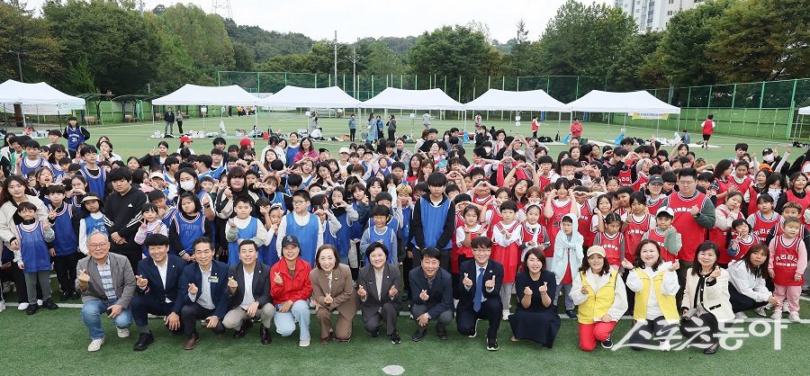 인천 부평구 지역아동센터협의회, 제9회 부평구지역아동센터 명랑운동회를 개최했다. 사진제공｜인천 부평구청