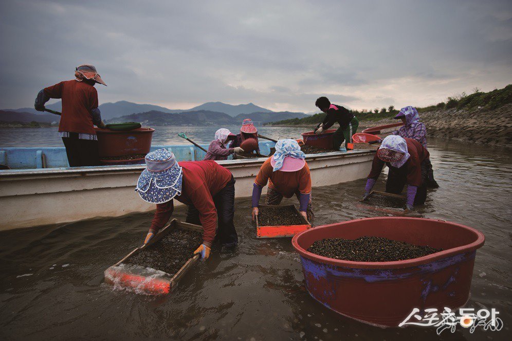 광양시가 「섬진강 재첩잡이 손틀어업」의 세계중요농업유산(GIAHS) 등재를 계기로 지난 20일 남해군과 하동군을 차례로 방문해 실무협의를 진행했다. 사진제공=광양시