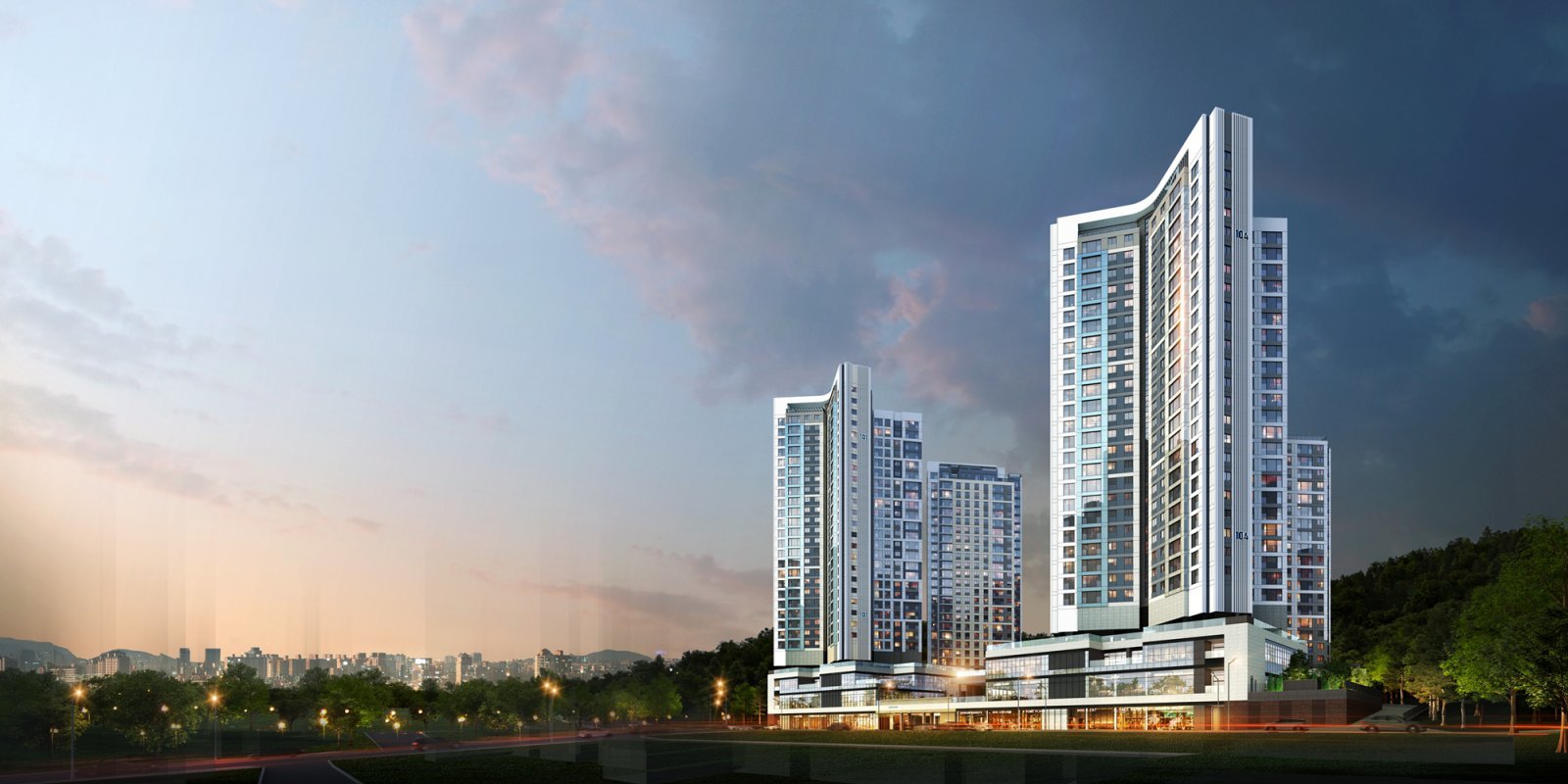 대전시 유성구 도룡동 382번지 일원에 들어서는 도룡자이 라피크 투시도. 사진제공 | GS건설