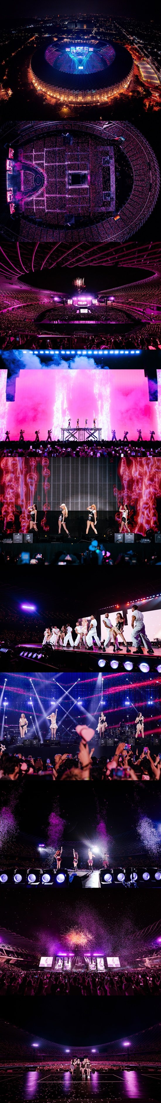 블랙핑크가 대만 가오슝 스타디움에서 10만 관객의 함성 속 아시아 투어 ‘DEADLINE’을 성공적으로 개막했. 사진제공 | YG 엔터테인먼트 m