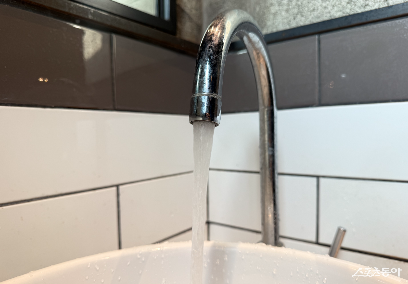 수돗물. 사진제공=박성화 기자