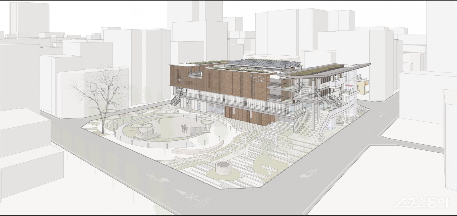 대전시는 지난 22일 원도심 소상공인 상생주차장 조성사업을 본격 추진하며, 연내 지장물 철거공사를 발주하고 2027년 사업 완료를 목표로 속도를 내고 있다(조감도). 사진제공|대전시