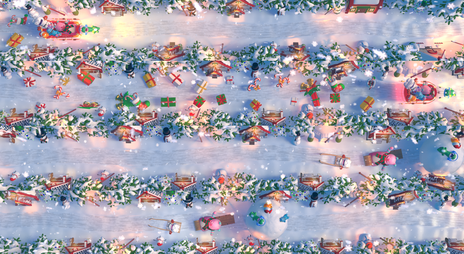 해치와 소울프렌즈의 겨울여행 시안