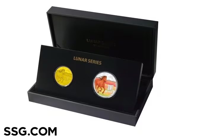 2026년 말띠 해 기념 순금·순은 기념메달 2종 세트. 사진제공|SSG닷컴