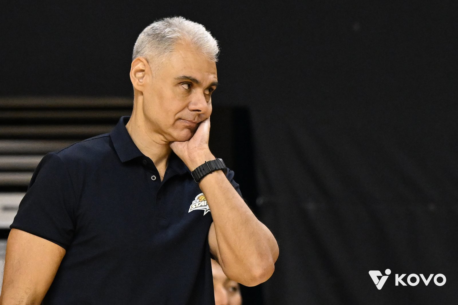 KB손해보험은 레오나르도 카르발류 감독은 매 경기 바뀌는 레프트 조합에 대해 “컨디션이 더 좋은 선수들을 먼저 고려하고, 상대 특성에 따라 조합을 바꾼다”고 설명했다. 사진제공|KOVO