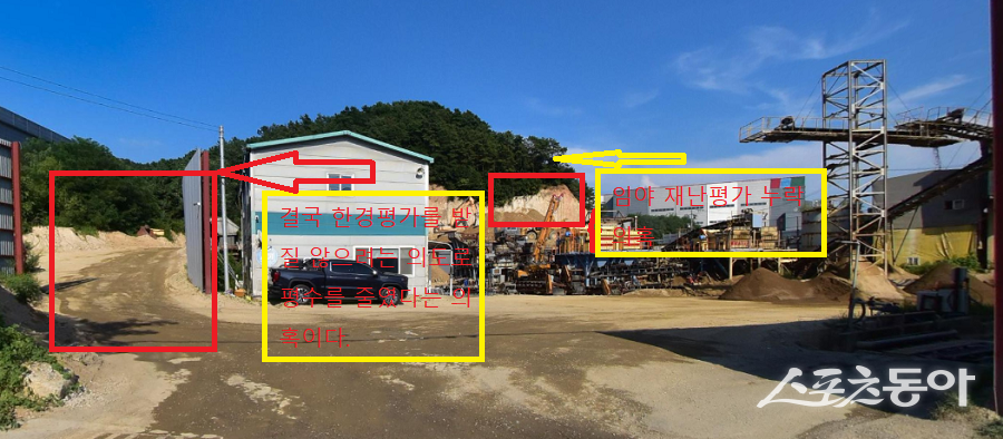 경기도 용인시 처인구 백암면 백봉리 1384-56번지 일대에서 운영 중인 성보산업이 정식 개발행위허가를 받지 않은 채 공장 또는 제조시설로 운영되고 있다는 의혹이 제기됐다(현장). 사진제공｜공익 제보자