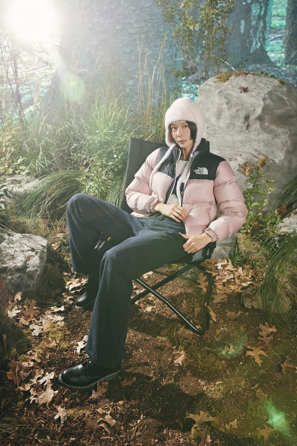 ‘여성용 1996 레트로 눕시 다운 재킷’